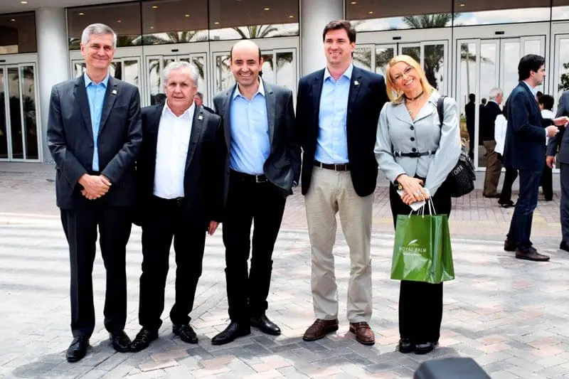 Personalidades presentes: André von Zuben (secretário Municipal de Desenvolvimento Econômico, Social e de Turismo); Carlos Augusto Santoro (secretário Municipal de Planejamento e Urbanismo); Antonio Dias (diretor Executivo grupo Royal Palm Hotels & Resorts); Henrique Magalhães Teixeira, vice-prefeito de Campinas) e Alexandra Caprioli (diretora de Turismo de Campinas)