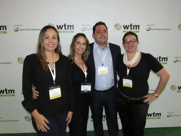 Adriana Paiva, Egiane Foianesi, Elizeu Gonçalves e Aline Biondillo, todos da Nobile Hotéis
