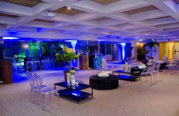 Espaço de co-working no Pestana Rio Atlântica (Foto: Carol Machado)