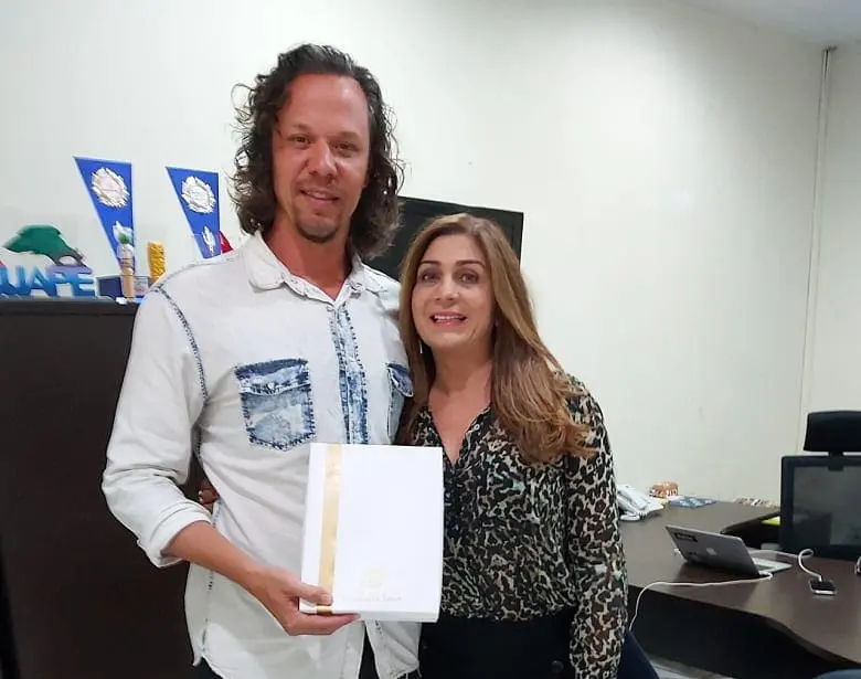 Bruno Reis e Michelle Pereira