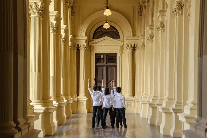 Os bailarinos da SPCD gravaram a websérie de cinco episódios "SPCD no Museu", no monumento histórico.