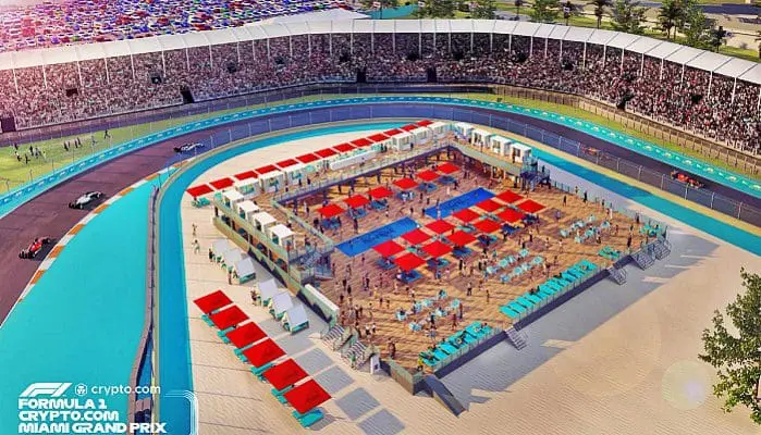 Hard Rock Beach Club no GP de Miami de Fórmula 1