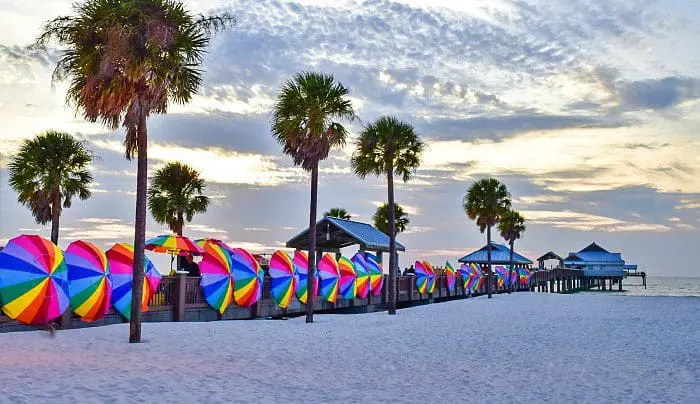 Pier 60, na região de St. Petersburg/Clearwater