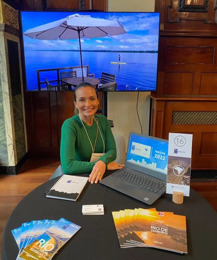 Roberta Werner, Diretora-executiva do Rio Convention & Visitors Bureau, representou a entidade no roadshow da BLTA.