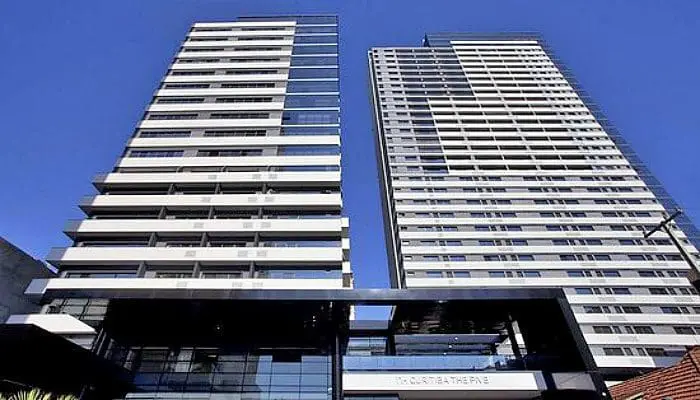 Fachada do hotel THe Five, em Curitiba (foto: Divulgação)