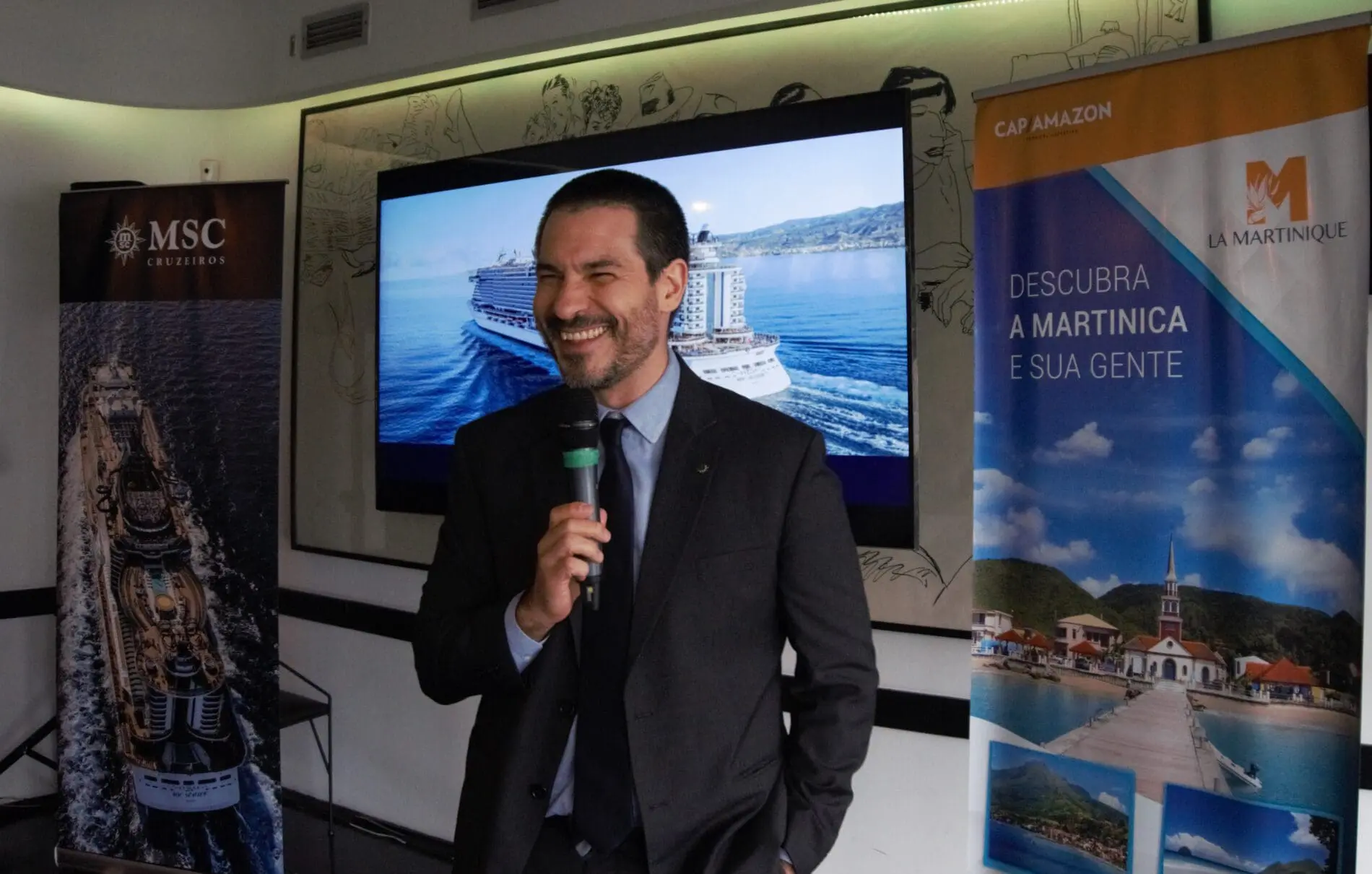 Ignacio Palacios, (diretor comercial da MSC no Brasil). (Foto Mary Ellen Aquino)