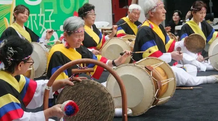 Samulnori, que acontecerá no 15º Festival da Cultura Coreana.