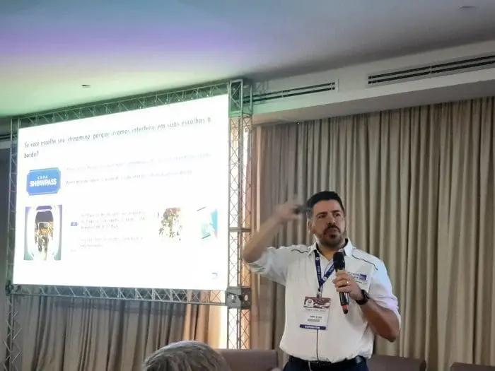Foto da apresentação da Copa Airlines.