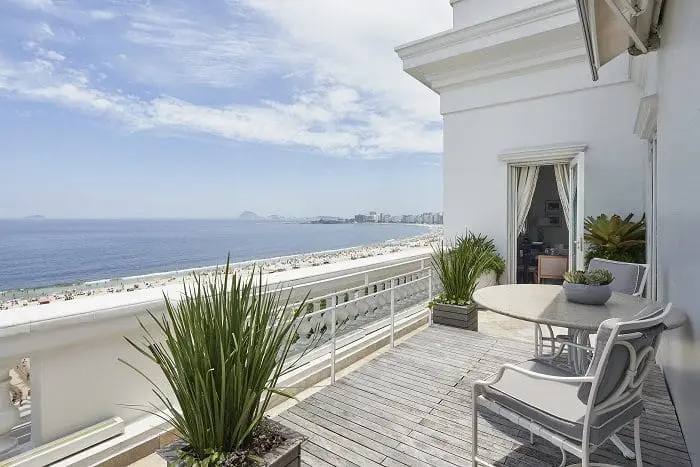 Vista do Penthouse Ocean View Suite - Terrace.