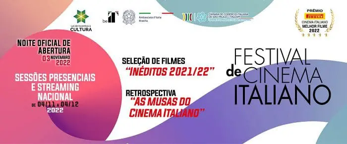 Abertura do Festival de Cinema Italiano.
