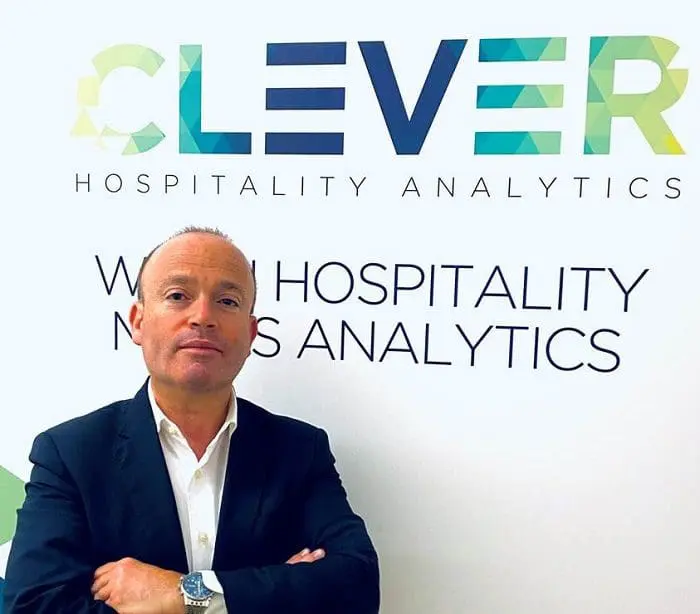 Luis Brites, CEO da CLEVER Hospitality Analytics e Board Member Não Executivo HHS. Ele é palestrante do Encontro dos Profissionais do Turismo com Cristina Lira em Lisboa