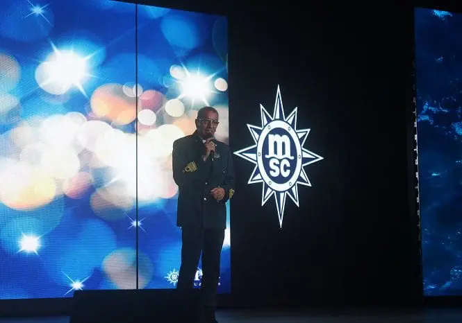 Giuseppe Galano, comandante do MSC Seashore