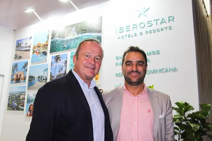 Mark Nueschen (EUA) e João Abegão (Brasil), da Iberostar Hotels & Resorts (Foto: Geovana Fraga)