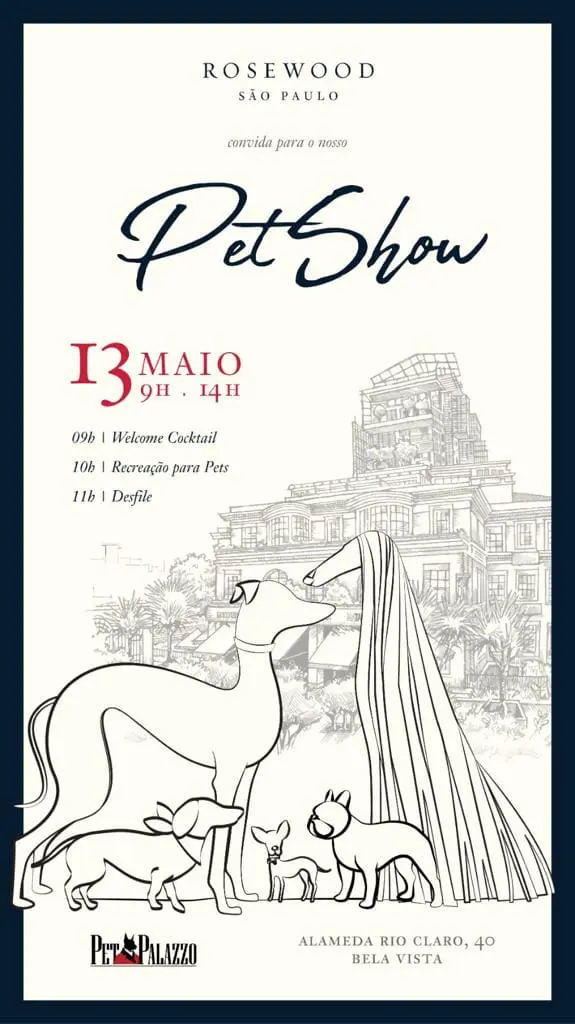 Rosewood São Paulo realiza Pet Show para pets e convidados