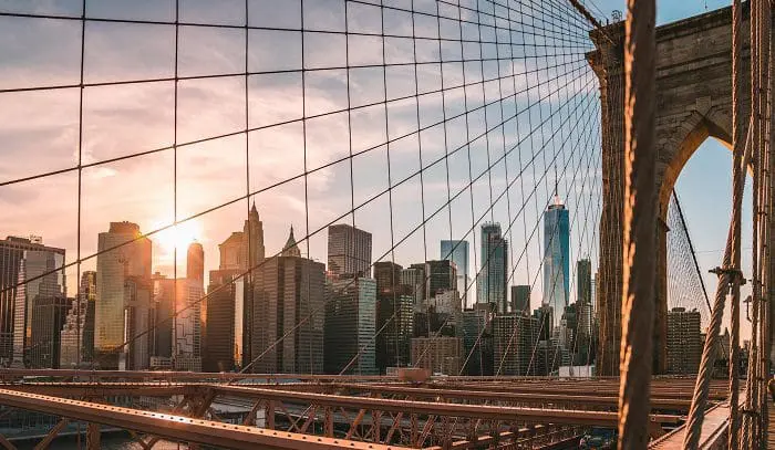 A ponte do Brooklyn, um dos pontos turísticos imperdíveis de Nova York