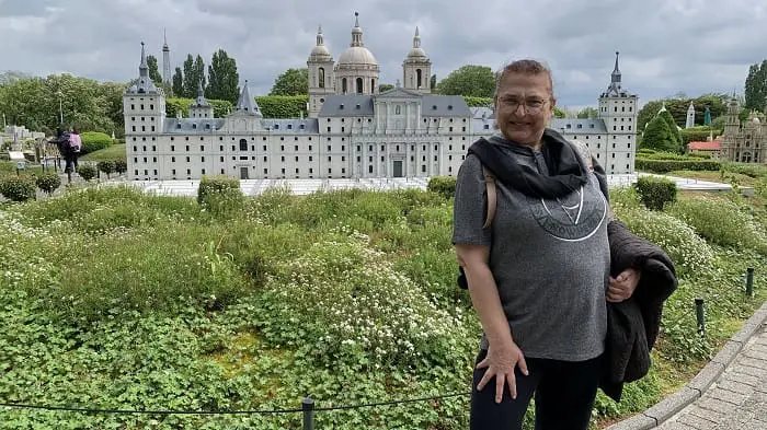 Angela Karam em viagem à Bélgica