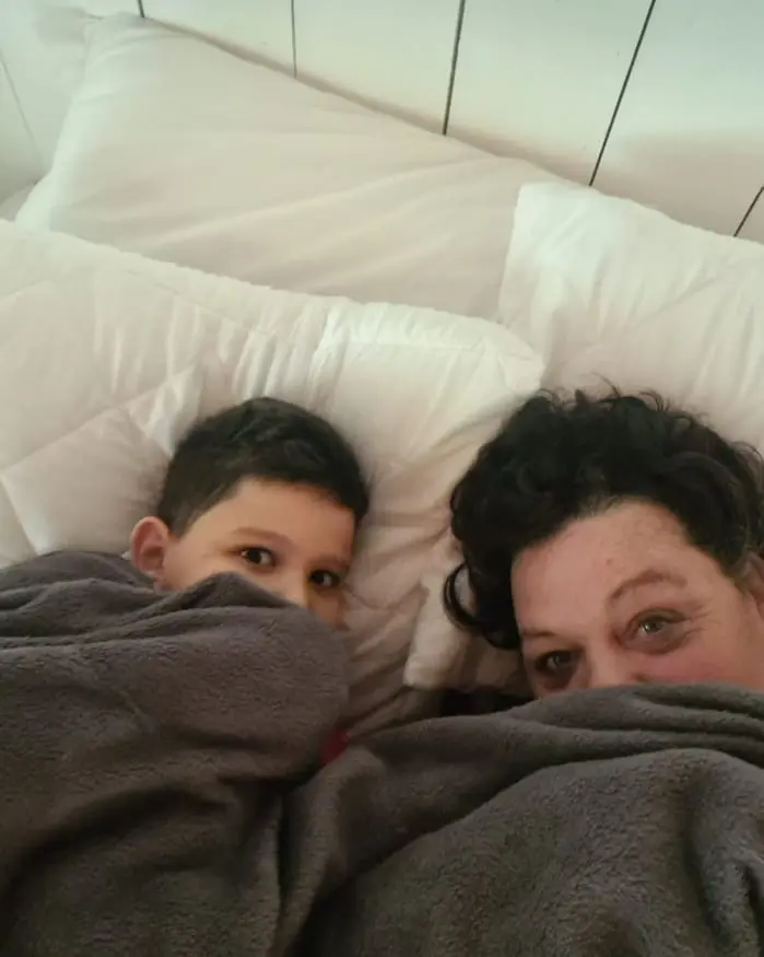 Patrícia de Campos e Theo: "Eu e você, você e eu: juntinhos!"