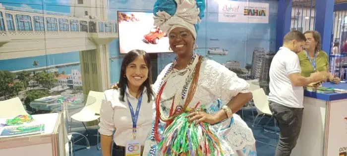 Estande da Bahia na Expo Turismo Goiás 2023