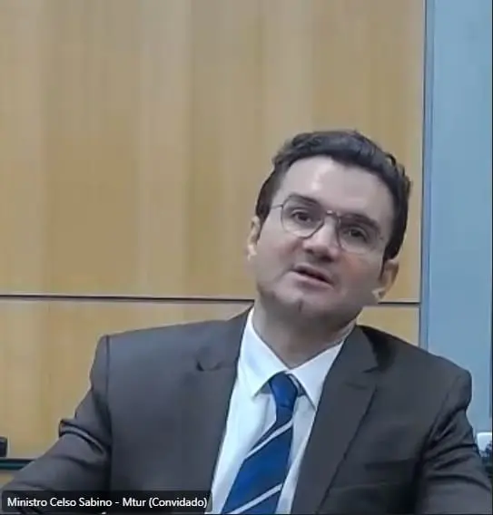 Celso Sabino, novo Ministro do Turismo, se apresenta