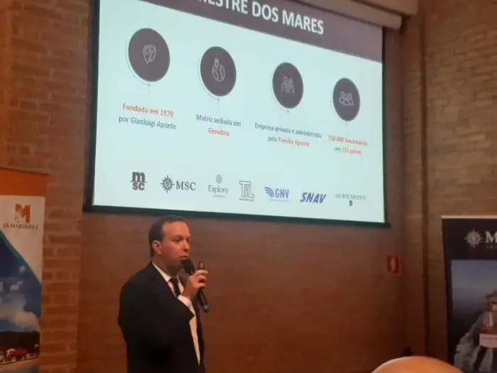 Adrian Ursili, diretor geral da MSC no Brasil