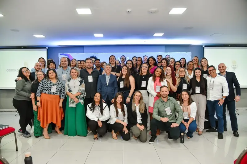 Foto 60 pessoas das equipes de Vendas, Contas, Marketing e Revenueintegram primeira edição da Convenção de Gestores Atrio (divulgação)