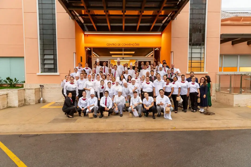 Alunas e alunos do Senac comandaram o Grande Hotel São Pedro (Foto: Divulgação / Senac)