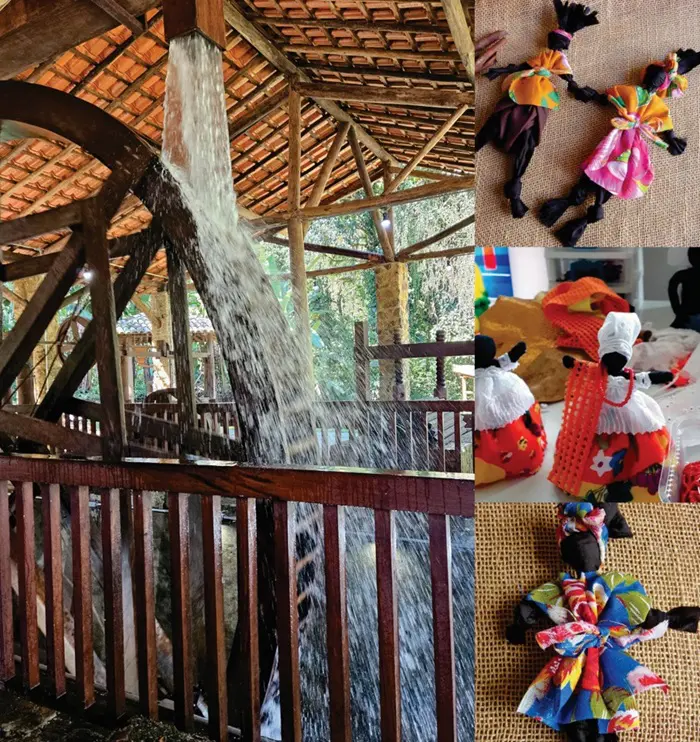 São Paulo prepara experiências: Colagem de fotos com o Turismo Cultural de SP, como a oficina de bonecas Abayomi