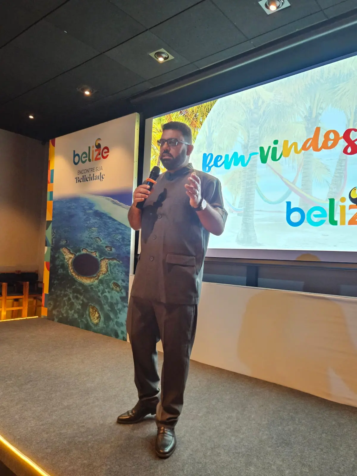 Ministro do Turismo de Belize Anthony Mahler - Crédito - DT