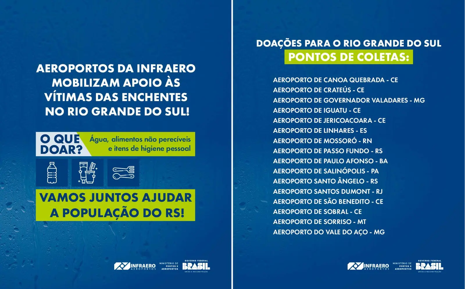 Foto: Divulgação Infraero