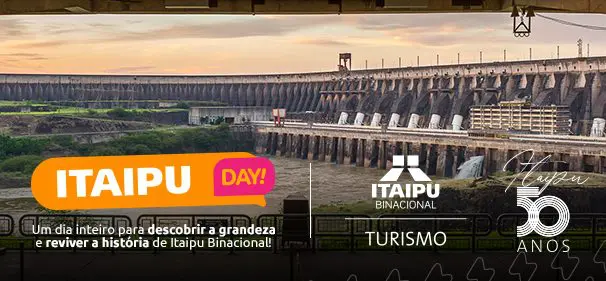 Itaipu Day terá transporte e ingressos gratuitos; veja como participar