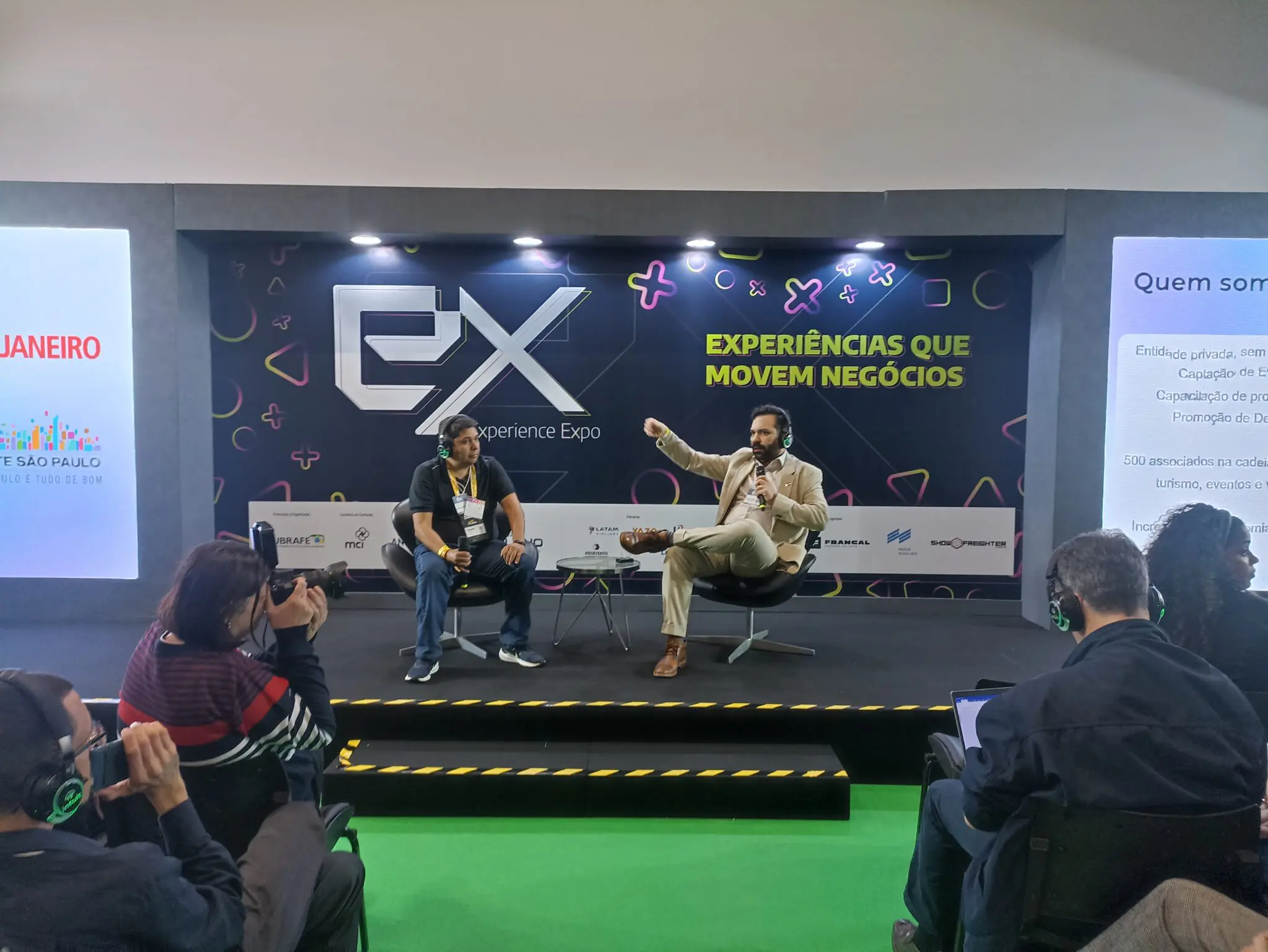 "São Paulo tem vocação histórica para turismo de negócios e eventos", aponta o diretor de Marketing e Inovação do SPCVB, Fabio Zelenski (à direita) (Foto Zaqueu Rodrigues)