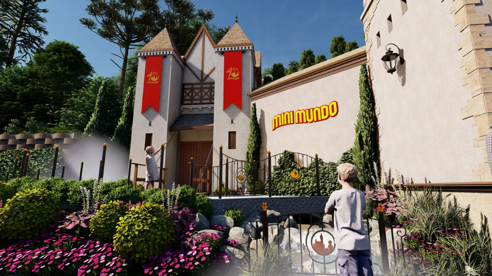 Nova entrada do Mini Mundo
