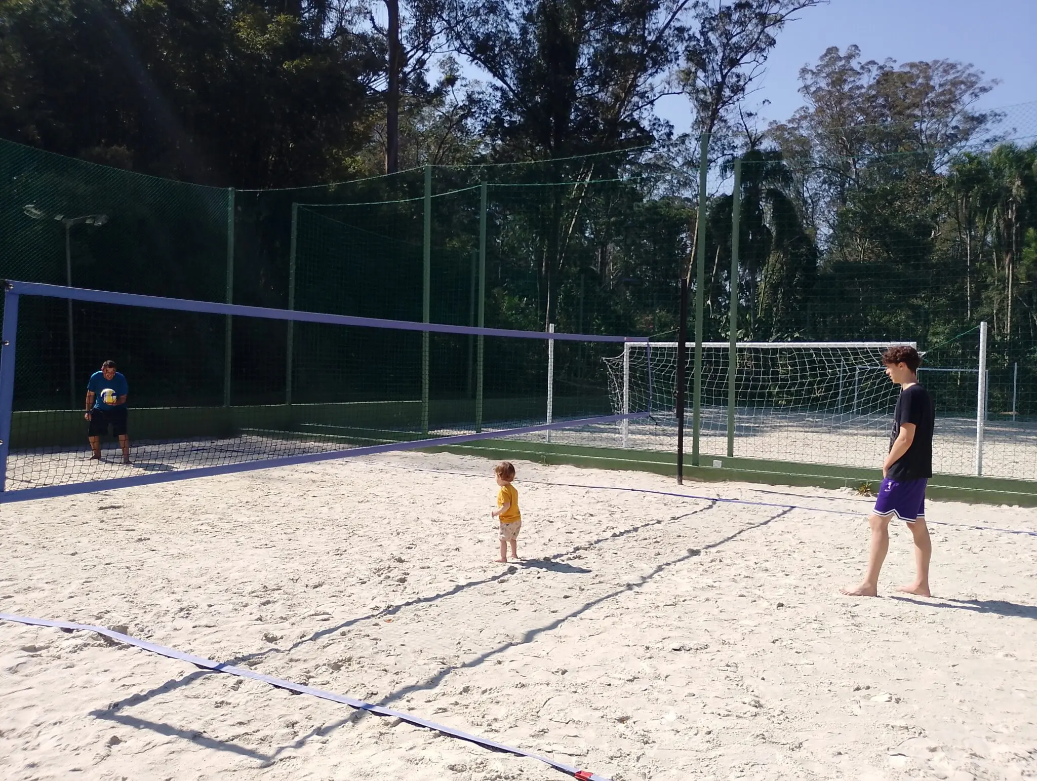 Quadra de Beachtenis (Foto: Clara Ribeiro)