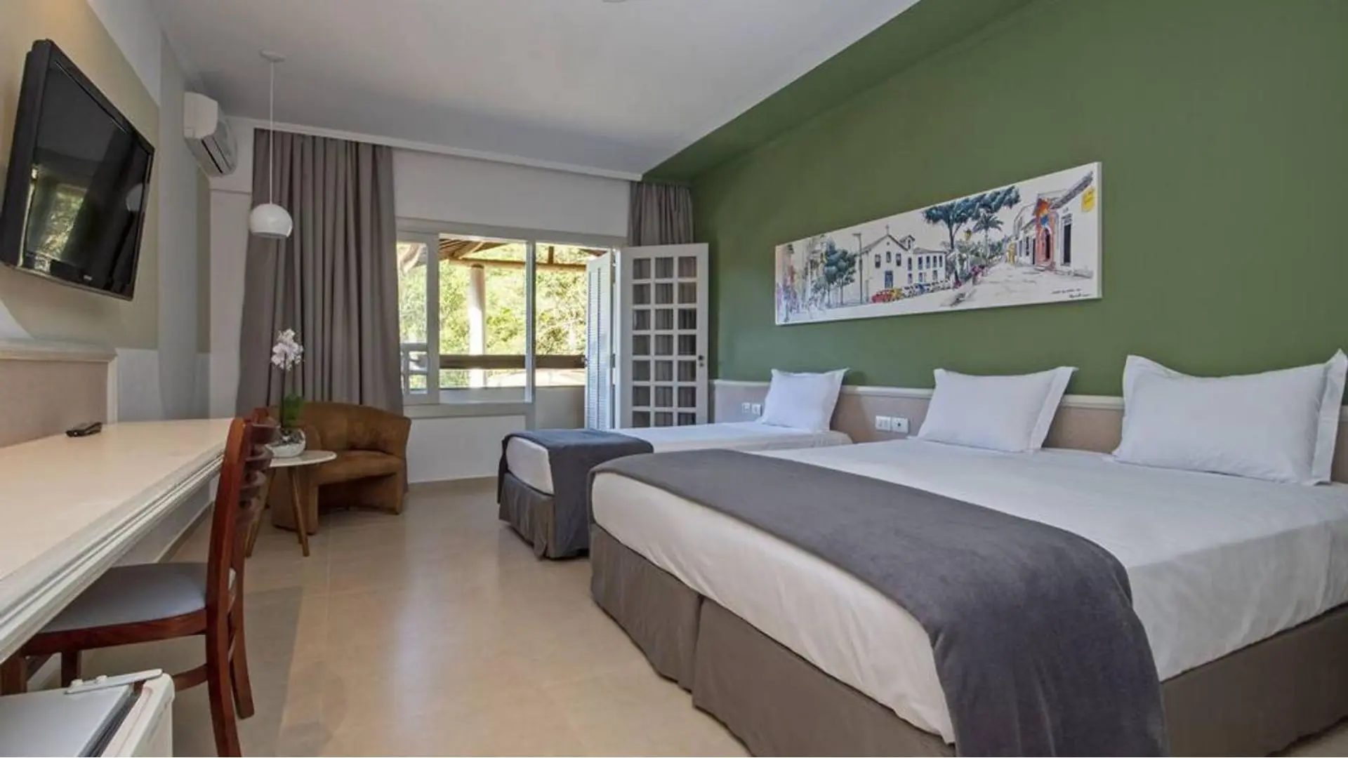 Quarto onde ficamos hospedados no Villagio Embu (Foto: Reprodução site oficial)