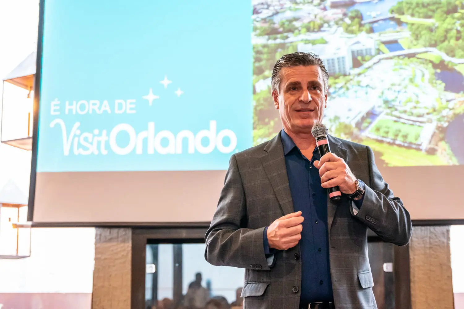 Patrick Yvars, Diretor do Visit Orlando: "crescimento de 21% no fluxo de visitantes brasileiros" - Foto: Cecília Fazzini / DT