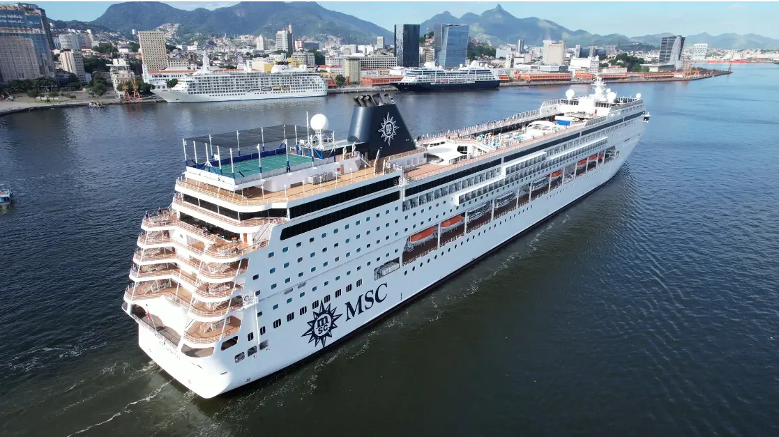 Navios no Pier Mauá - Foto: divulgação