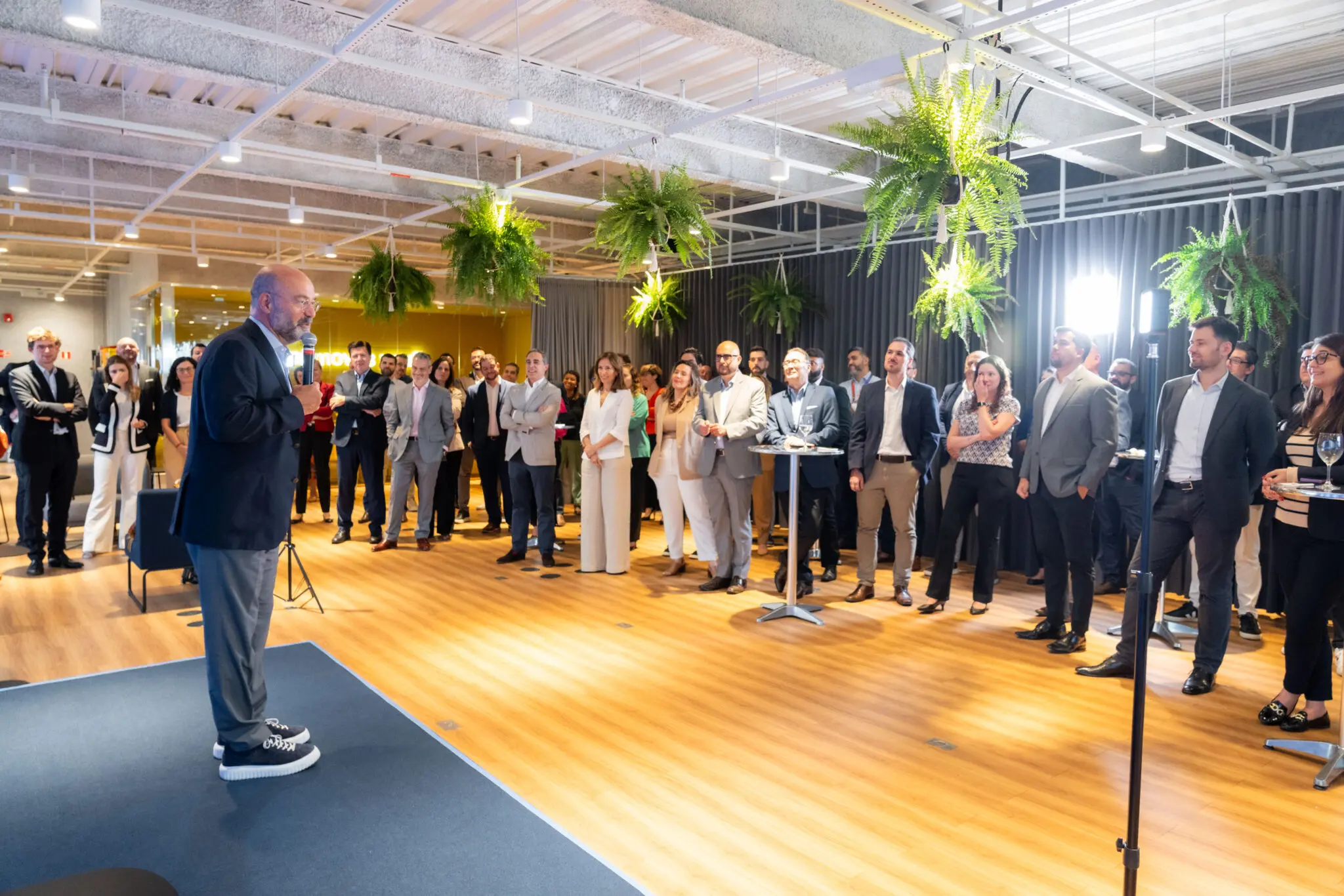 Jean-Jacques Morin durante evento com colaboradores - Foto: divulgação