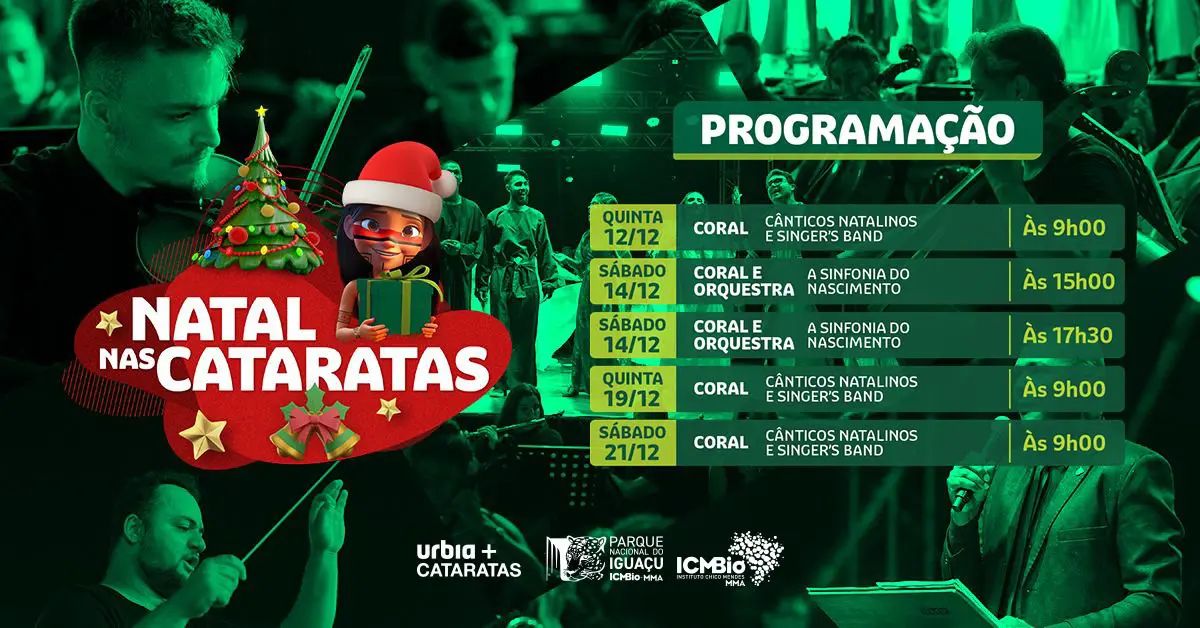 Programação Natal nas Cataratas