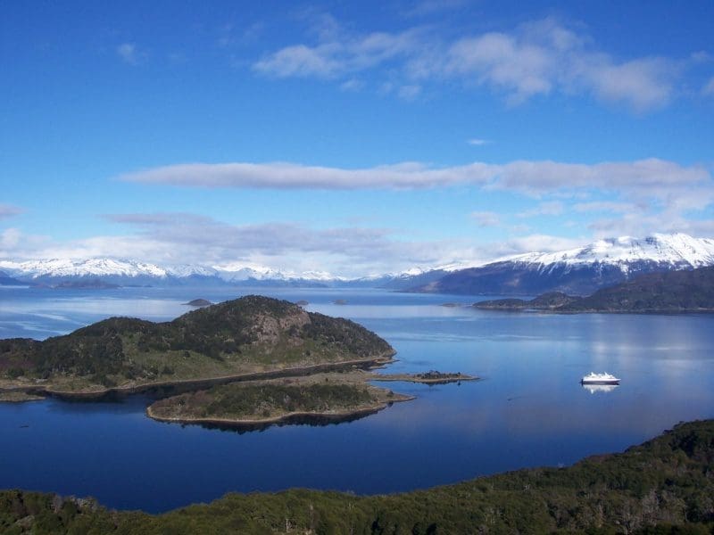 Uma das paisagens deslumbrantes da Patagônia, destino dos jornalistas do DT (Fotos: Australis Cruzeiros)