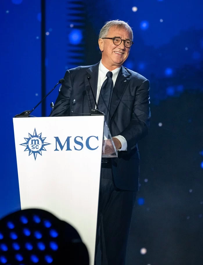 Pierfrancesco Vago, Presidente Executivo da Divisão de Cruzeiros do Grupo MSC