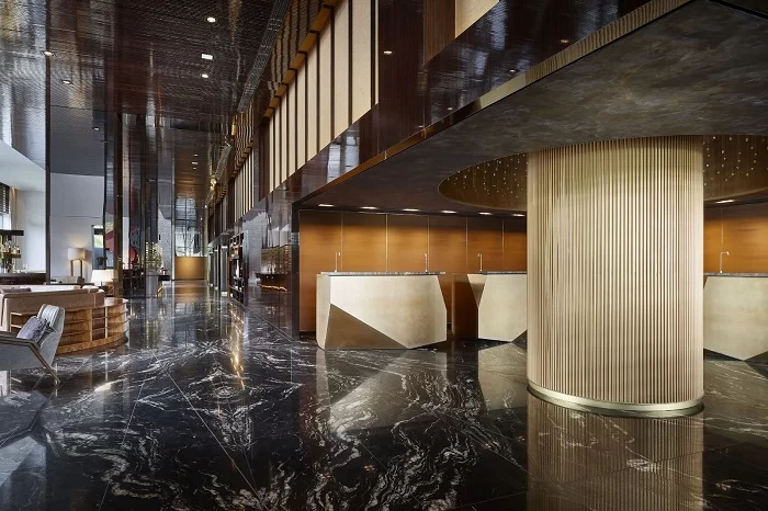 Lobby do JW Marriott Hotel São Paulo.