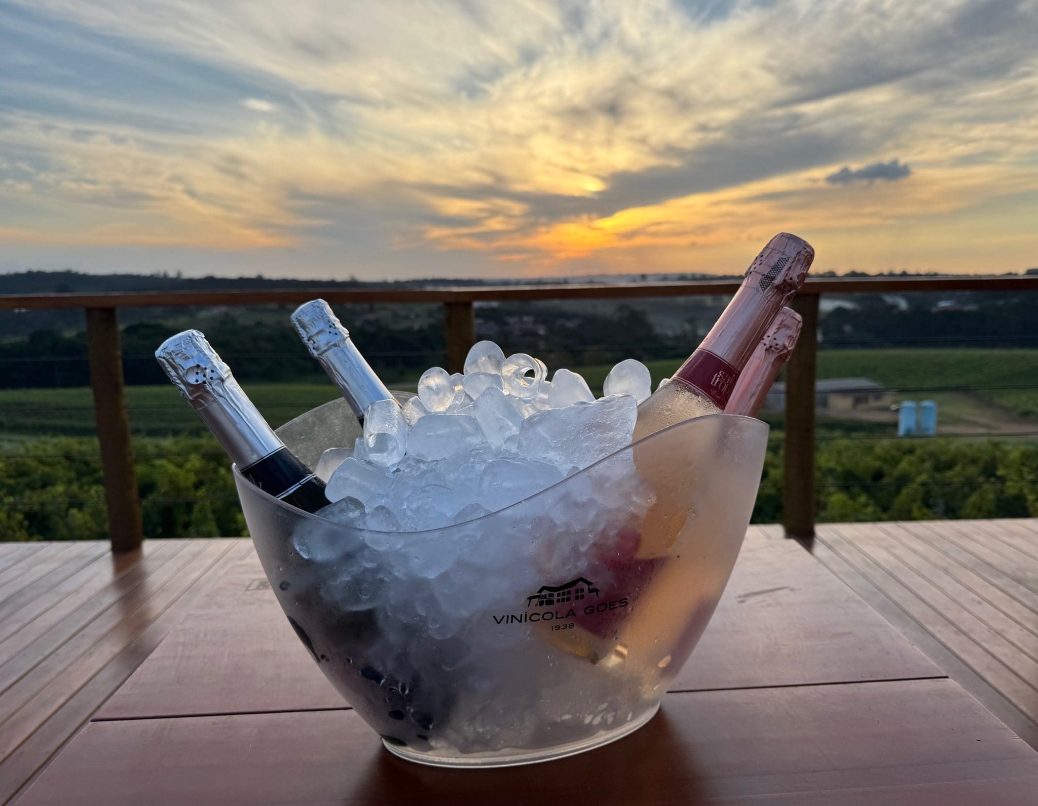 Vinícola Góes e pôr do sol nos vinhedos ( fotos Simone Barros) - São Roque