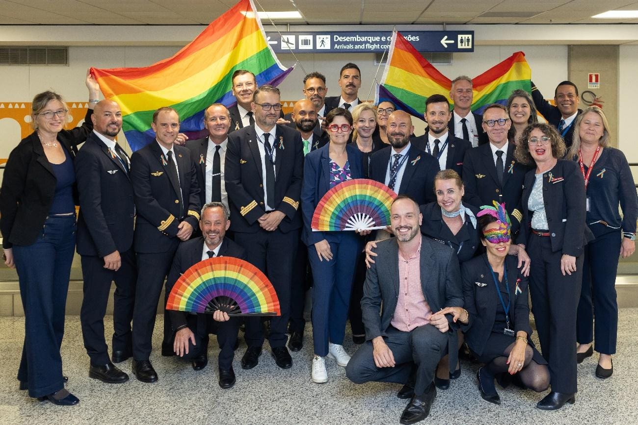 Equipe da Air France Rio e delegação do Consulado Francês no Rio - Foto: divulgação Air France