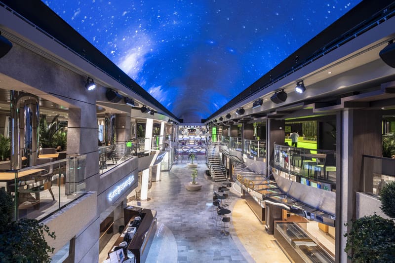 MSC Bellissima, Galleria Bellissima - Crédito: divulgação