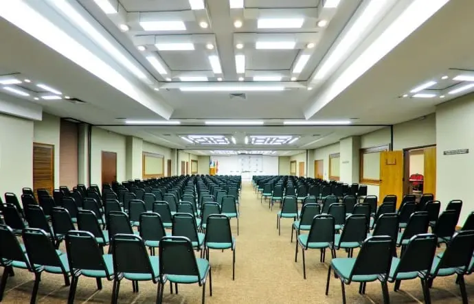 Salão de Convenções do Continental Canela com capacidade para até 1400 pessoas