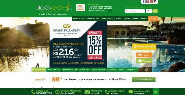 Especializada em Resorts, operadora já oferece pacotes para o Reveillón em seu portal