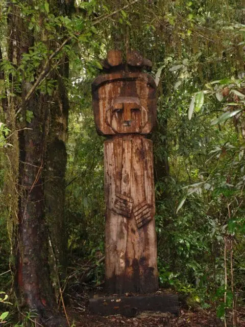 Uma das imagens que fazem parte do "Senderero de Los Esípiritus". (Foto: divulgação)