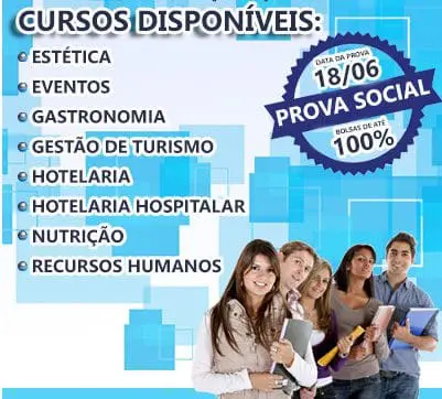 Prova Social: "candidato realiza uma redação - com tema determinado e responde a 40 questões de múltipla escolha"