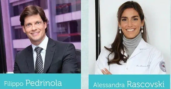 Os endocrinologistas Filippo e Alessandra: grandes especialistas