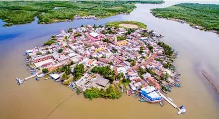 Ilha de Mexcaltitán, em Santiago Ixcuintla